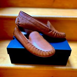 NIB Cole Haan Evelyn Driver in Pecan Leather, Size 10